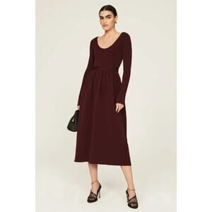 Proenza Schouler White Label Ribbed Midi Dress Size Large